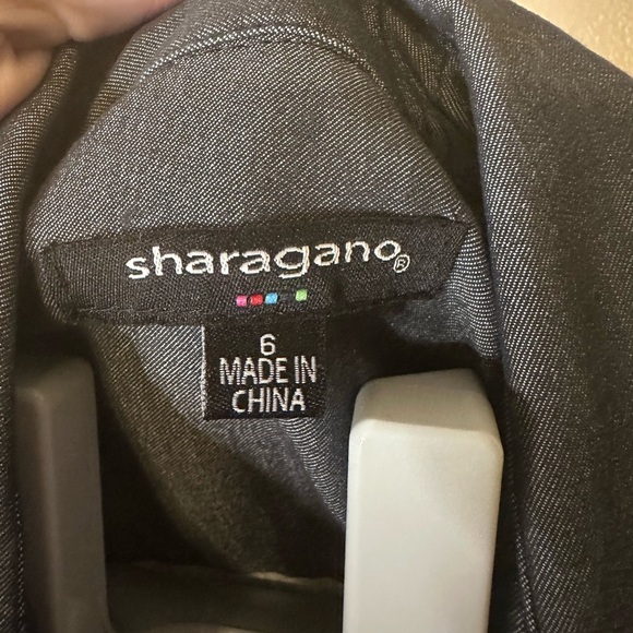 Sharagano Charcoal Utility Dress - Picture 3 of 4